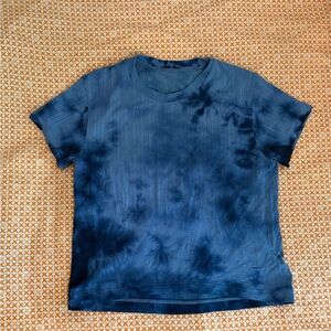 Lululemon Blue Tie-Dye T-Shirt